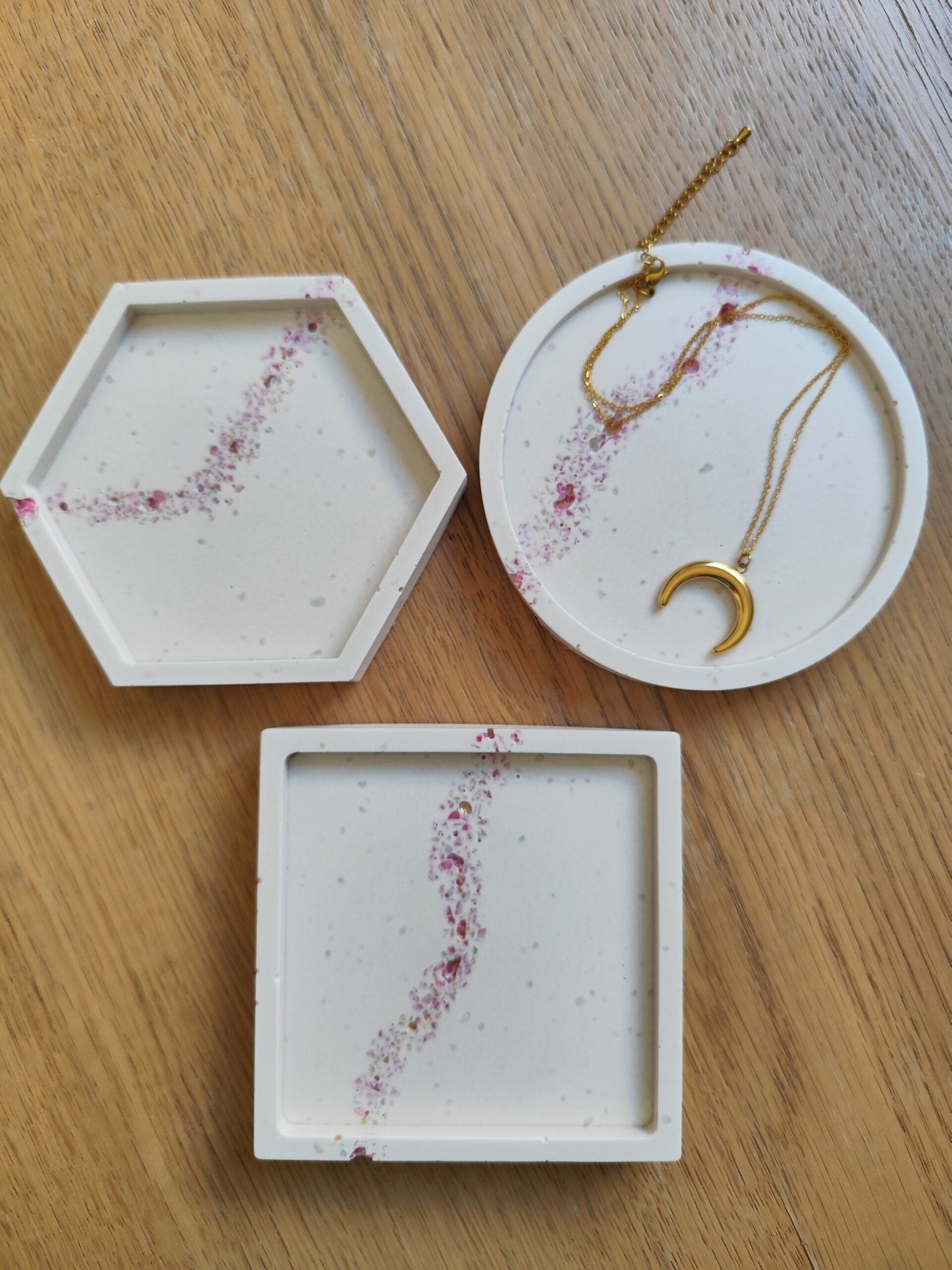 plateau déco jesmonite