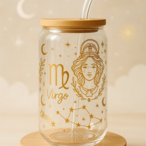 gobelet en verre signe astro