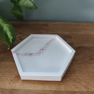 plateau roselyne jesmonite