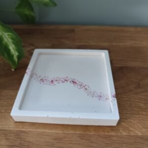 plateau rosélia jesmonite