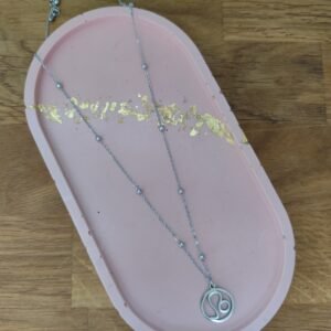 collier astrella acier inoxydable argenté