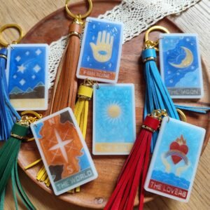 porte-clés astral résine epoxy