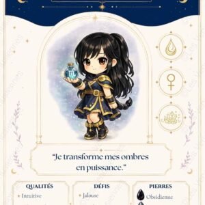 Carte astrologique Scorpion à imprimer – Les Vénusiennes du Zodiaque
